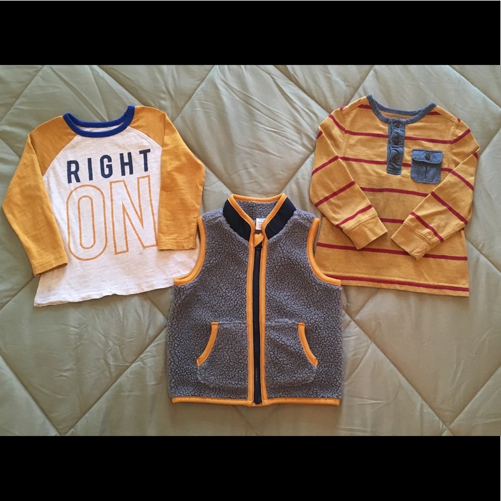 SOLD Old Navy Long Sleeve Shirts with Vest