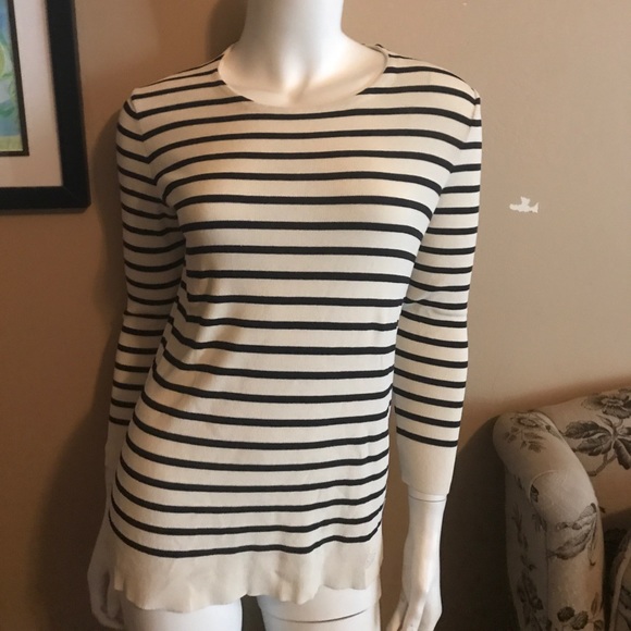 Tory burch striped sweater Clearance
