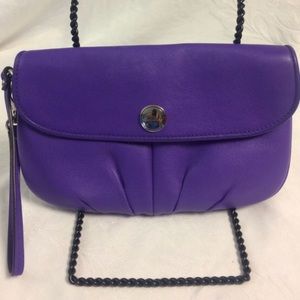 Coach wristlet purple