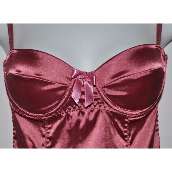 New SEXY LITTLE THINGS Chemise w/Garters NWT 34B - Picture 4 of 7