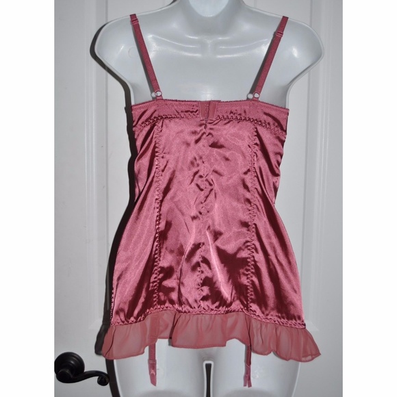 New SEXY LITTLE THINGS Chemise w/Garters NWT 34B - Picture 6 of 7