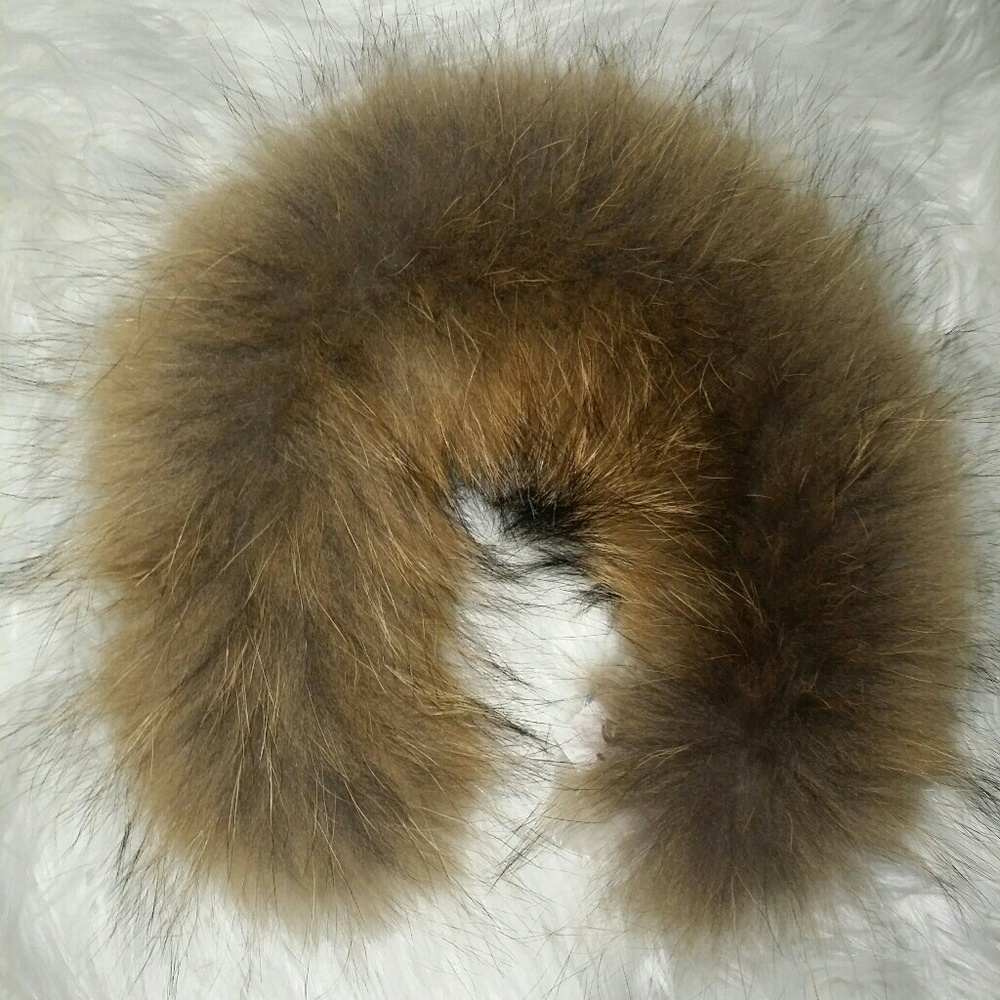 Baby Racoon Fur Hood