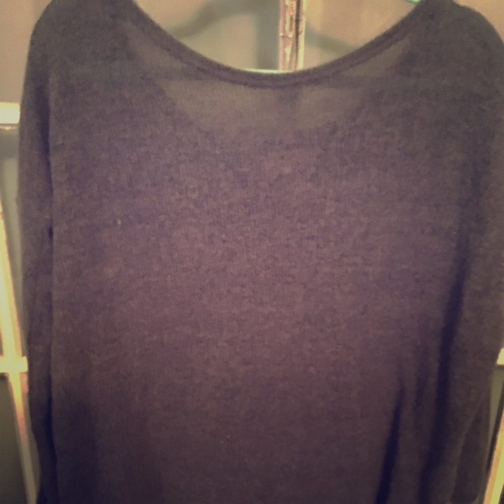 Gray Piko sweater