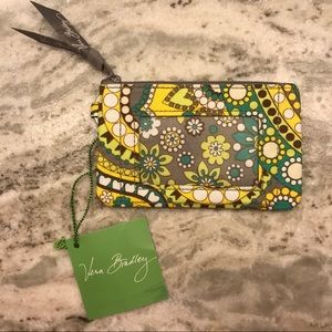 Vera Bradley Lemon Parfait Zip ID Case