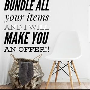 Bundle and save or make me an offer!