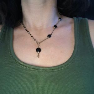 Robindora Unsworth black onyx necklace