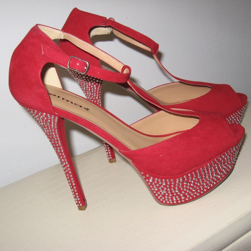T-Strap Platform Heels