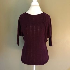 The Limited Merlot Dolman Sweater