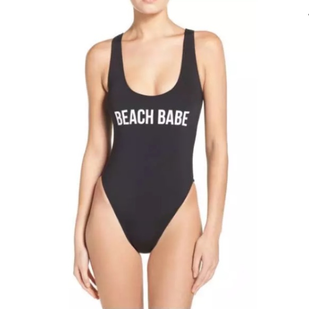 The Bikini Lab Beach Babe One Piece Swimsuit