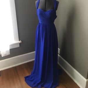 Sweetheart Colbalt Blue Bridesmaid dress