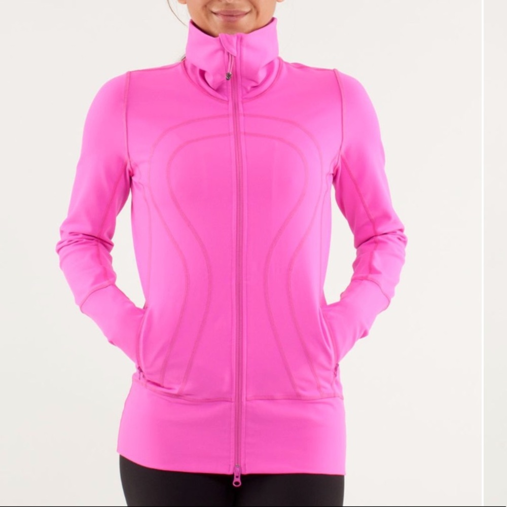 Lululemon stride jacket hot pink