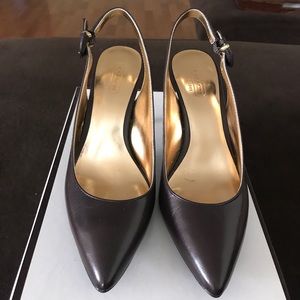 Coach Angela dress Leather sling back