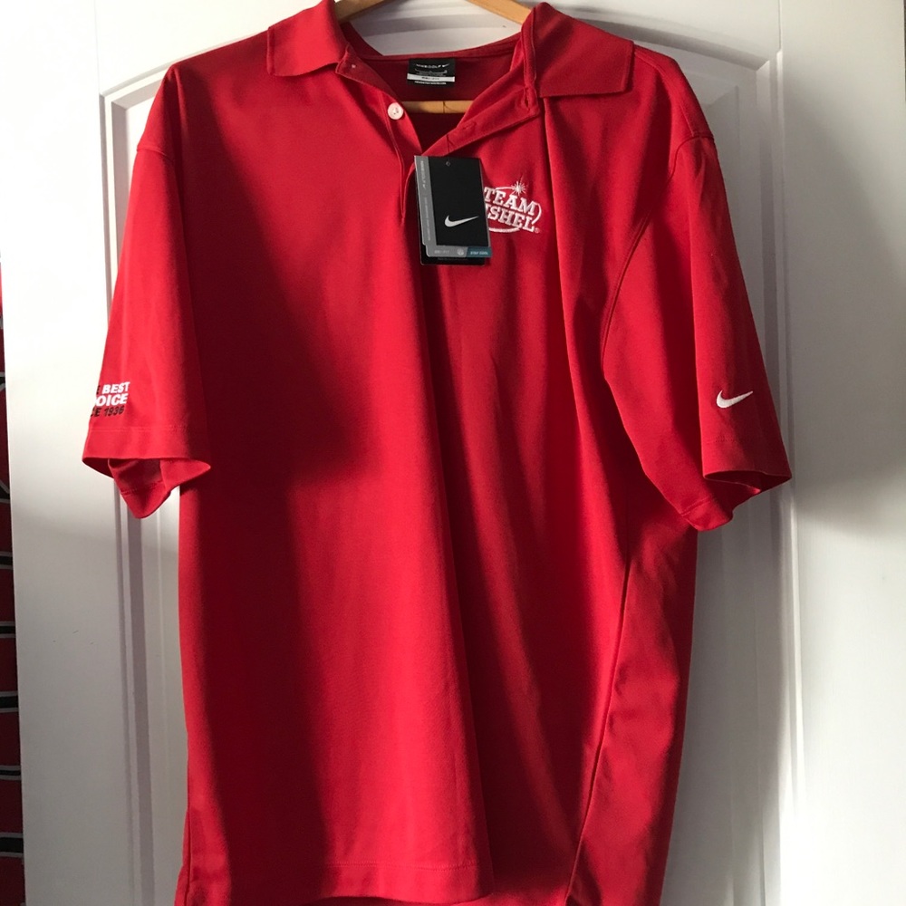 NWT mens Nike dri-fit collared shirt