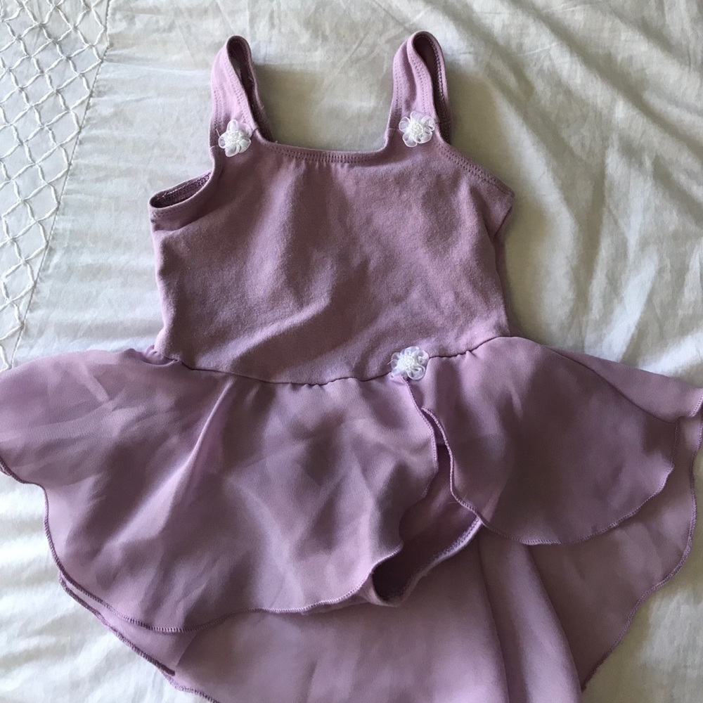 Danskin toddler lavender bodysuit.