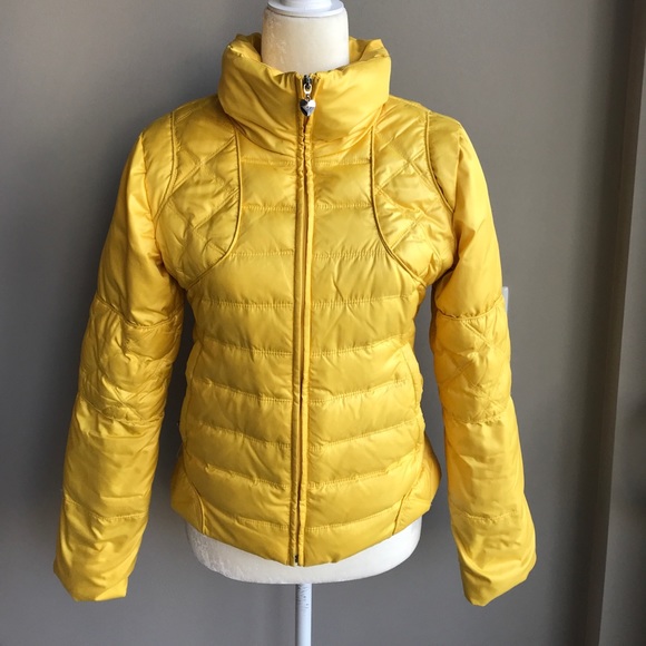 yellow guess jacket