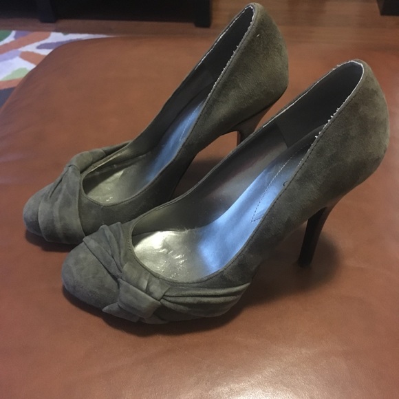 Guess Shoes - Guess Grey Velvet Shoes