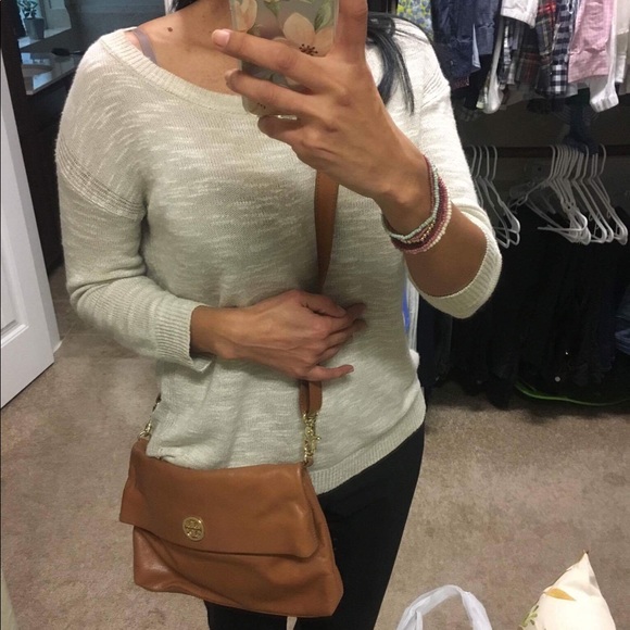 Tory burch dena foldover crossbody bag clearance