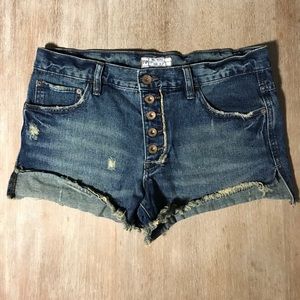 Free People High Waisted Shorts Sz 27
