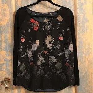 (3 for $20) French Connection Floral Blouse