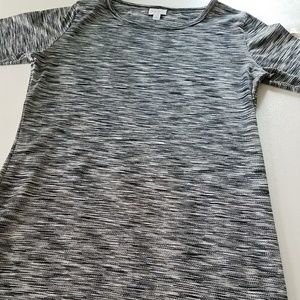 Julia Dress in very stretchy spacedye fabric