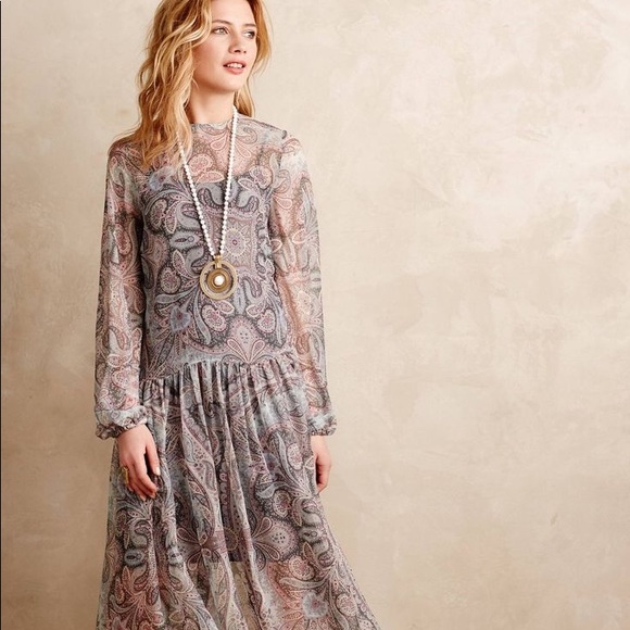 Zimmermann Dresses & Skirts - Zimmermann Silk Loiza Paisley Dress Anthropologie