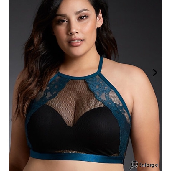 torrid Other - Mesh & Lace Halter Bralette