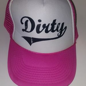 Nwot Dirty trucker hat