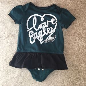 🦅 Authentic Eagles ruffle onesie 🦅