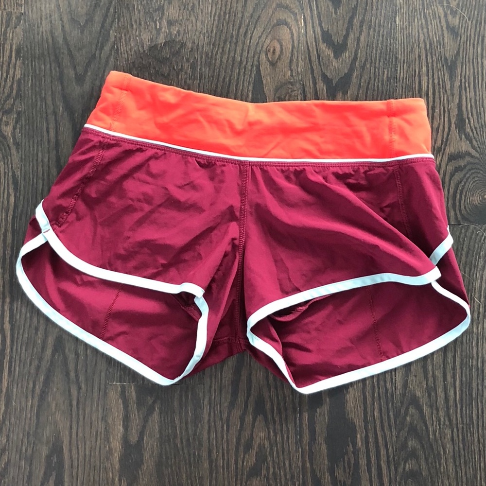 Lululemon speed shorts size 4