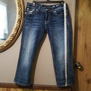 MISS ME JY6191p Cuffed Capri size 30