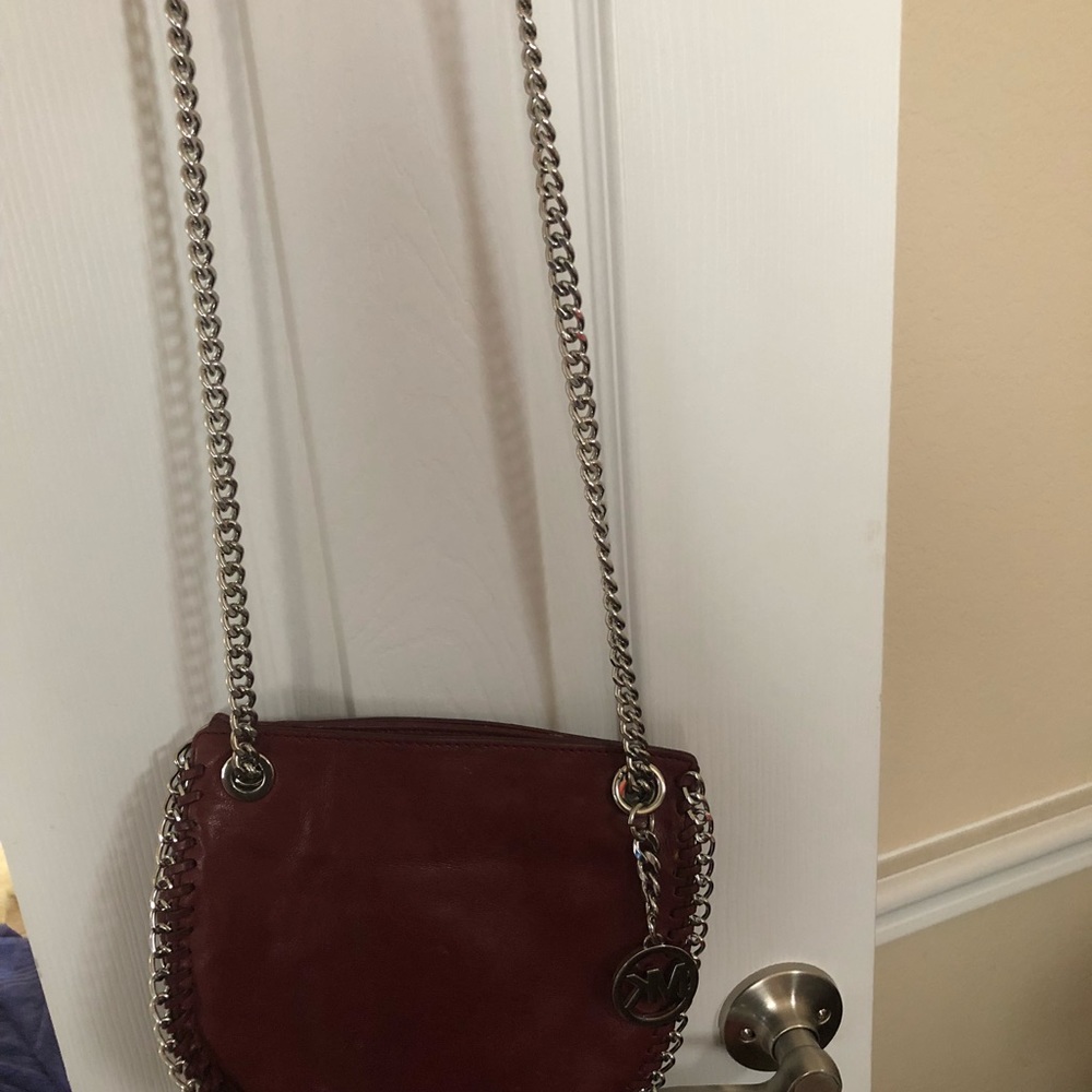 Red Michael Kors purse