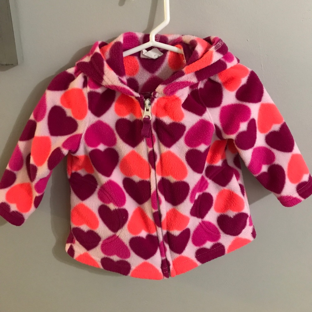 Fleece zip up jacket