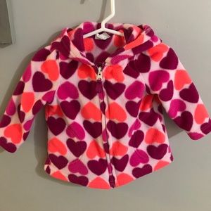 Fleece zip up jacket