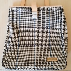 Burberry print style tall square bag