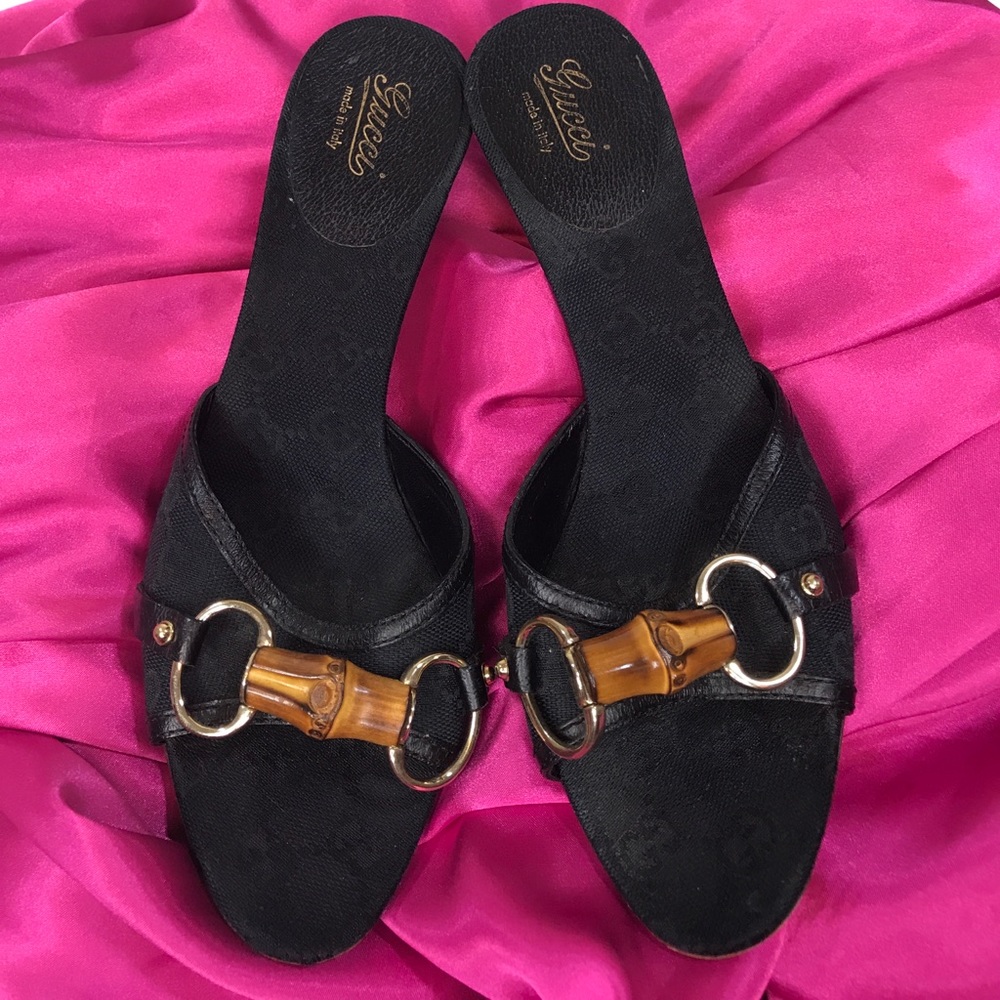 Classic Open toe Gucci heels