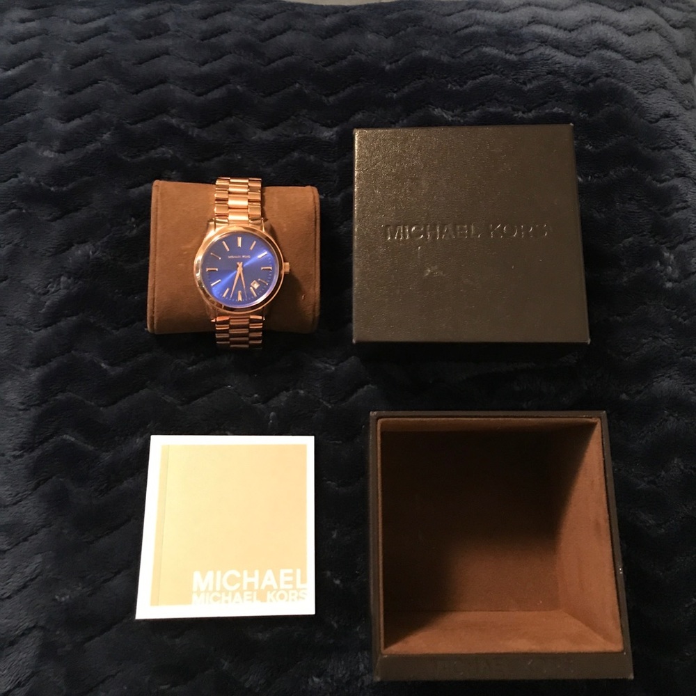 Authentic Micheal Kors Rose Gold Watch