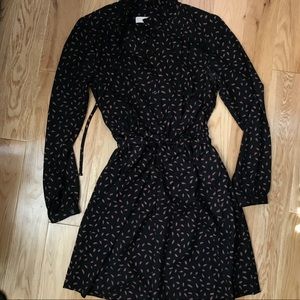 Ann Taylor Loft Long Sleeve Blouse Dress