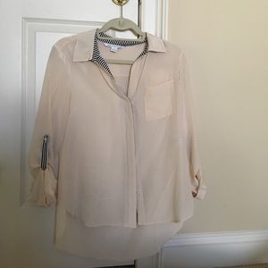 DVF silk blouse