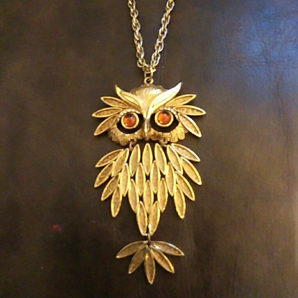 Vintage Owl Necklace