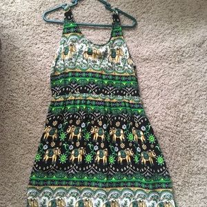 Patterned Babydoll Dress!