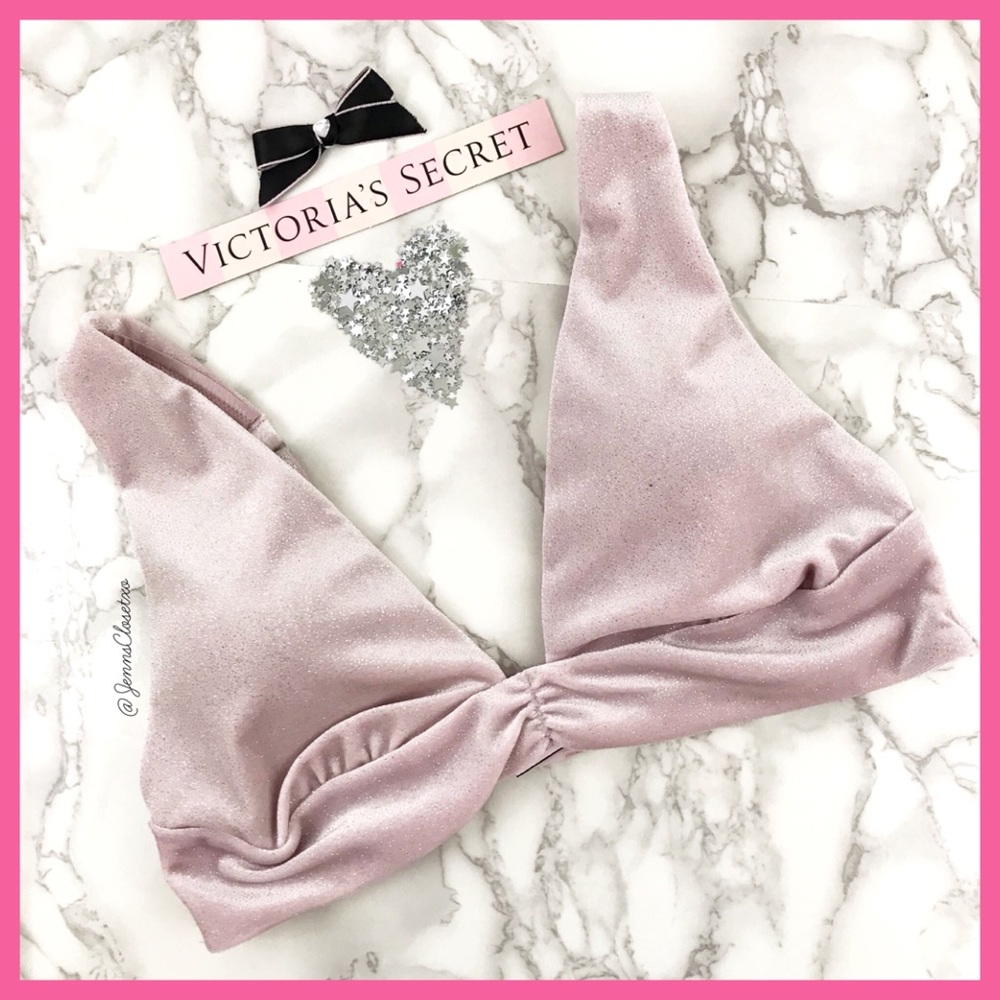 •Victoria’s Secret•Sparkle Padded plunge bralette - Picture 4 of 5