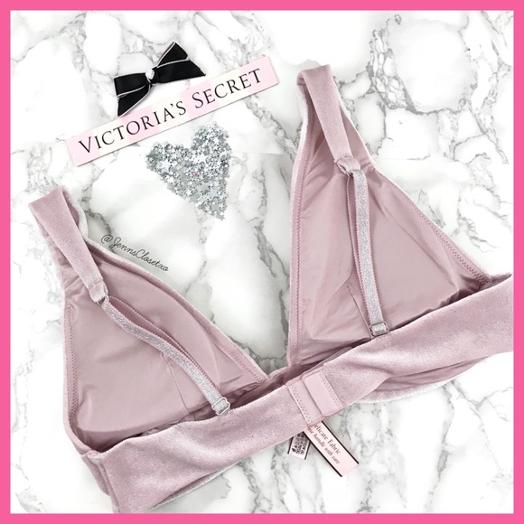 •Victoria’s Secret•Sparkle Padded plunge bralette - Picture 5 of 5