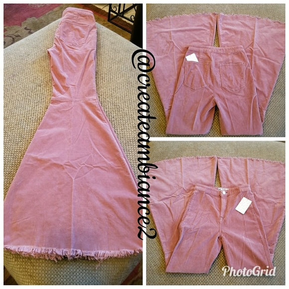 🔥SIZE 31🔥Free People Hi-Rise Super Flare Cords - Picture 4 of 8
