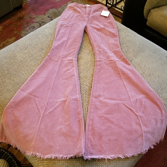 🔥SIZE 31🔥Free People Hi-Rise Super Flare Cords - Picture 5 of 8
