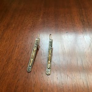 SILPADA Silver and gold earrings