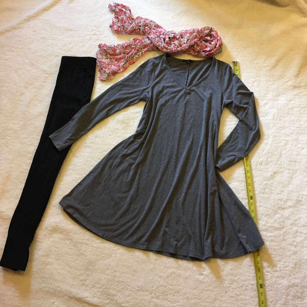 Dress, long sleeve, super with leggings