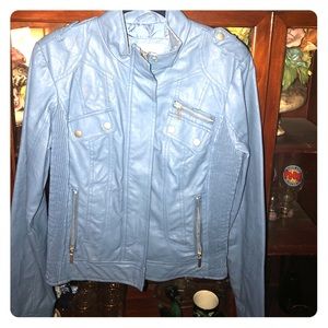 Baby Blue Bomber Jacket