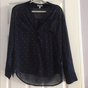 Express sheer Portofino Shirt