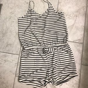 J. Crew Striped Romper