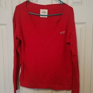 Hollister deep v sweater